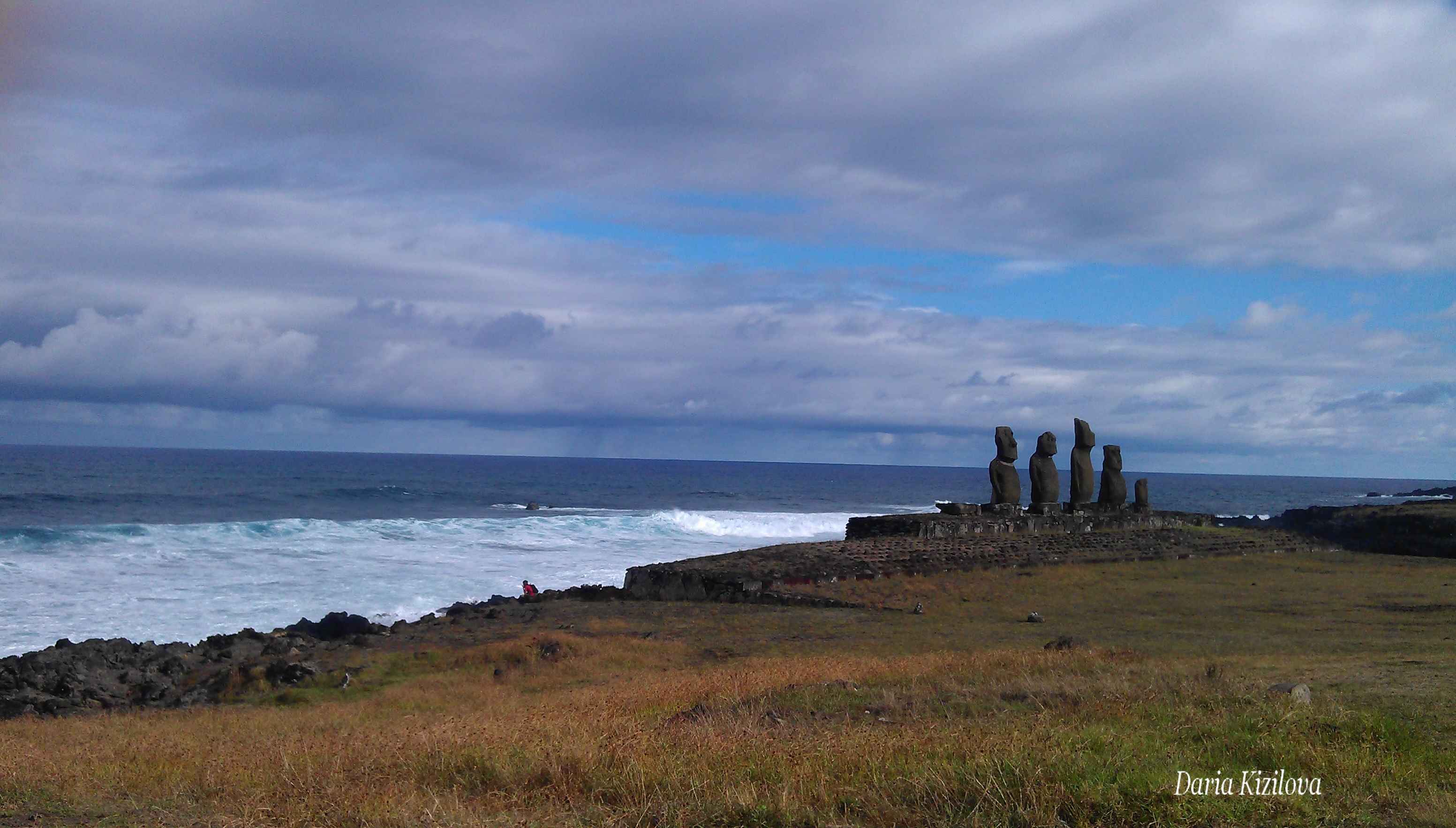 Statues on Easter Island