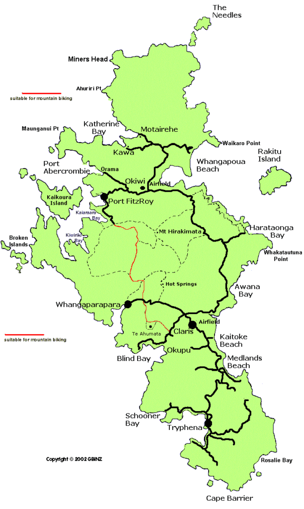 Карта Грейт-Барриер